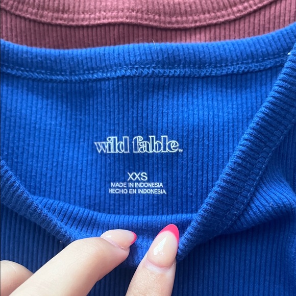 4 Colorful Ribbed Tank Tops - Picture 2 of 2